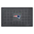 19.5" x 31.25" Red and White NFL New England Patriots 3-D Team Medallion Doormat - IMAGE 1