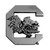 Set of 2 Silver NCAA University of South Carolina Gamecocks Automotive Stick-On Car Decals 2.5" x 3" - IMAGE 1