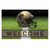 18" x 30" Green and Gold Contemporary NFL Saints Outdoor Door Mat - IMAGE 1