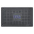 19.5" x 31.25" Black and Blue NCAA Texas Christian University Team Medallion Door Mat - IMAGE 1