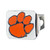 4" Silver NCAA Clemson University Tigers Class III Hitch Cover Auto Accessory - IMAGE 1