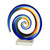 8" Mystification Handcrafted Swirled Glass Sculpture - IMAGE 1