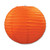 Club Pack of 18 Round Orange Hanging Paper Lanterns 9.5" - IMAGE 1