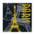 Club Pack of 192 Black and Yellow Paris Themed Disposable Luncheon Party Napkins 5" - IMAGE 1