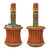 Inflatable Tiki Totem Coolers - 27" - Multicolor - Pack of 6 - IMAGE 1