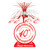 Club Pack of 12 Red and White 40th Anniversary Cascading Table Centerpiece Decors 13" - IMAGE 1