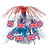 Club Pack of 12 Blue and Red Union Jack British Flag Mini Cascade Table Centerpieces 7.5" - IMAGE 1