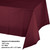 Rectangular Disposable Party Table Covers - 108" - Burgundy Red - Club Pack of 12 - IMAGE 2