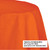 Pack of 12 Orange Disposable Round Picnic Party Table Covers 82" - IMAGE 2
