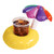 10.75" Inflatable Parasol Swimming Pool Floating Drink Holder - IMAGE 4