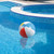 16" Multi-Color 6 Panel Inflatable Beach Ball - IMAGE 1