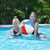 16" Multi-Color 6 Panel Inflatable Beach Ball - IMAGE 3