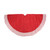 48" Red and White Glittered Chevron Border Christmas Tree Skirt - IMAGE 1