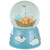 5" Children's Blue Sleepy Time Musical Snow Globe - IMAGE 1