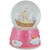 5" Children's Pink Sleepy Time Musical Snow Globe - IMAGE 3