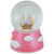 5" Children's Pink Sleepy Time Musical Snow Globe - IMAGE 4