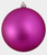 Matte Magenta Pink Commercial Shatterproof Christmas Ball Ornament 6" (150mm) - IMAGE 1