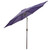 9ft Outdoor Patio Market Umbrella with Hand Crank and Tilt - Purple - IMAGE 6