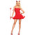 Women's Red Petticoat Dress Halloween Costume - Small - IMAGE 1