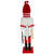 14" Red and White Wooden Skiing Christmas Nutcracker - IMAGE 5
