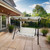 3-Seater Outdoor Patio Swing with Adjustable Canopy - Cream - IMAGE 2