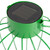 6.5" Green Outdoor Hanging LED Solar Lantern with Handle - IMAGE 6