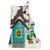 5.5" Green LED Lighted Snowy House Christmas Village Decoration - IMAGE 4