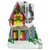 LED Lighted Snowy House Christmas Village Decoration - 5" - Red - IMAGE 4