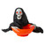 LED Lighted and Animated Grim Reaper Halloween Candy Bowl - 10.5" - IMAGE 1
