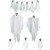 6-Piece Ghost Family Halloween Porch Display Decoration Set - IMAGE 1