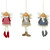 Set of 3 Hanging Angel Doll Christmas Ornaments 6" - IMAGE 1