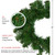 Deluxe Dorchester Pine Mini Artificial Christmas Wreath - 8" - Unlit - IMAGE 4