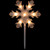 Lighted Snowflake Outdoor Christmas Pathway Markers - 14.25" - Set of 5 - IMAGE 1