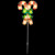 Lighted Holographic Candy Cane Outdoor Christmas Pathway Markers - 25.5" - Set of 3 - IMAGE 5