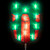 24.5" Lighted Holographic Gift Box Outdoor Christmas Pathway Markers - Set of 3