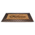 Gold and Natural Coir Rectangular "Welcome" Doormat 23" x 35" - IMAGE 3