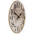 12" Ivory and Black Battery Operated Round Wall Clock with World Globe Design - IMAGE 3