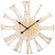 Wood and Metal Roman Numeral Battery Operated Round Wall Clock - 28" - IMAGE 1