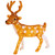 LED Lighted Commercial Grade Acrylic Reindeer Outdoor Christmas Decoration - 24"