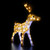 24" LED Lighted Commercial Grade Acrylic Reindeer Outdoor Christmas Decoration