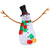 LED Lighted Commercial Grade Acrylic Snowman Outdoor Christmas Decoration - 22" - IMAGE 2