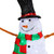 LED Lighted Commercial Grade Acrylic Snowman Outdoor Christmas Decoration - 22"