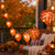 LED Maple Leaves Fall Harvest Lights - Warm White - 4.75' Clear Wire - 10ct - IMAGE 3