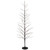 7' Matte Black Tree Warm White LED Copper Wire Lights - IMAGE 1