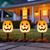 Lighted Jack-O-Lantern Halloween Outdoor Pathway Markers - 24" - Orange - Set of 5 - IMAGE 1
