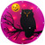 Lighted Owl and Jack O' Lantern Halloween Window Decoration - 13.75" - IMAGE 2