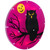 Lighted Owl and Jack O' Lantern Halloween Window Decoration - 13.75"