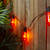 Edison Style Halloween Lights - Orange - 9' Black Wire - 10ct - IMAGE 1