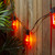 10ct Orange Edison E17 Halloween Light Set - 9ft Black Wire - IMAGE 2