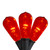 Edison Style Halloween Lights - Orange - 9' Black Wire - 10ct - IMAGE 2